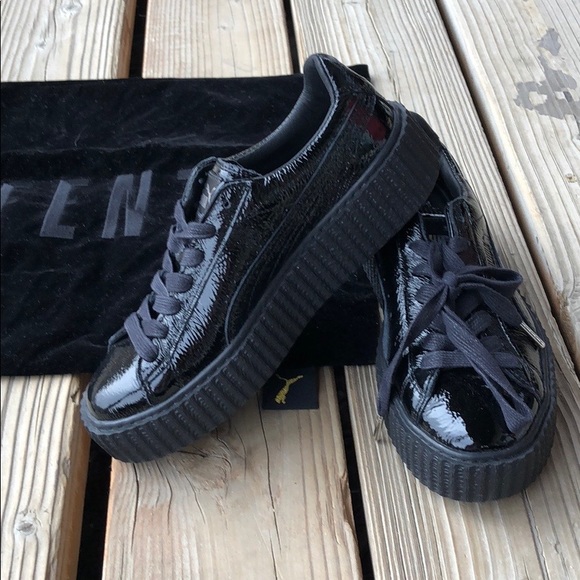 rihanna creepers black